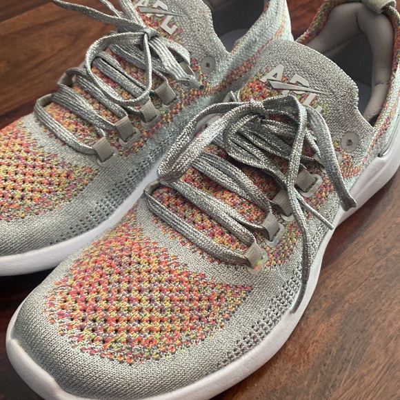 APL TechLoom Silver / Multi Breeze Knit Trainers - Picture 6 of 15